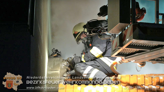 20210114 Brand in einer Traiskirchner Mansardenwohnung Foto: © Stefan Schneider BFKDO Baden
