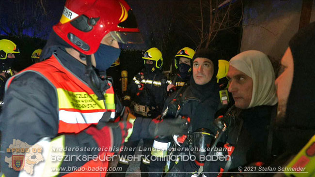 20210114 Brand in einer Traiskirchner Mansardenwohnung   Foto: © Stefan Schneider BFKDO Baden