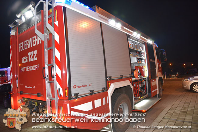 20210224 Eine verletzte Person bei Küchenbrand in Pottendorf  Foto: © Thomas Lenger Monatsrevue.at