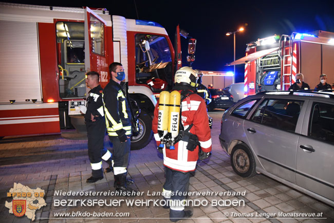 20210224 Eine verletzte Person bei Küchenbrand in Pottendorf  Foto: © Thomas Lenger Monatsrevue.at