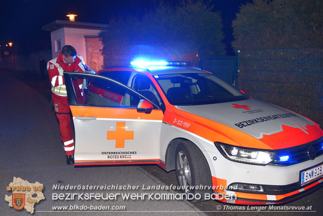 20210224 Eine verletzte Person bei Küchenbrand in Pottendorf  Foto: © Thomas Lenger Monatsrevue.at