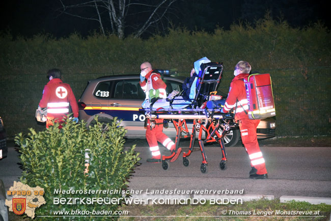 20210224 Eine verletzte Person bei Küchenbrand in Pottendorf  Foto: © Thomas Lenger Monatsrevue.at