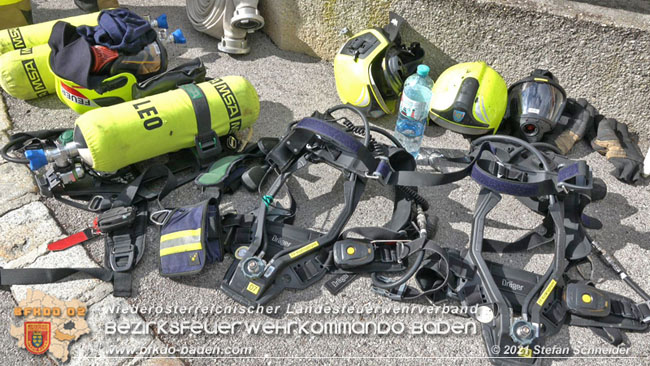 20210315 Brand im Leobersdorfer Siedlungsgebiet  Foto: © Stefan Schneider BFKDO BADEN