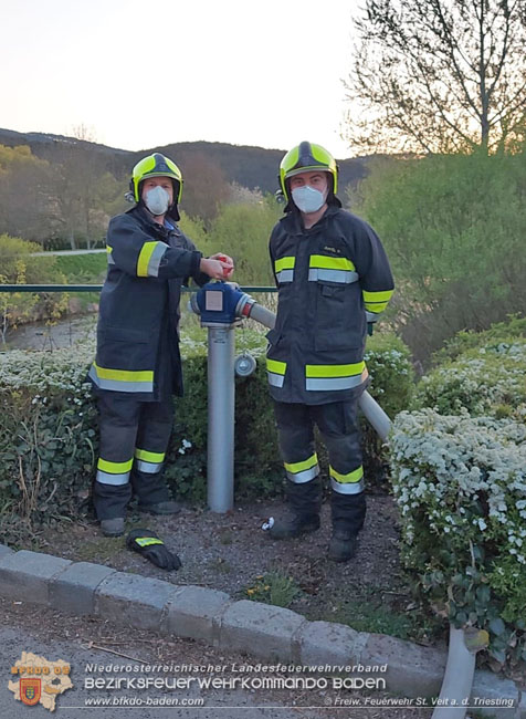 20210428 Kleinflächiger Waldbrand in der Jauling bei St.Veit a.d.Triesting  Foto: © Freiwillige Feuerwehr St.Veit/Triesting
