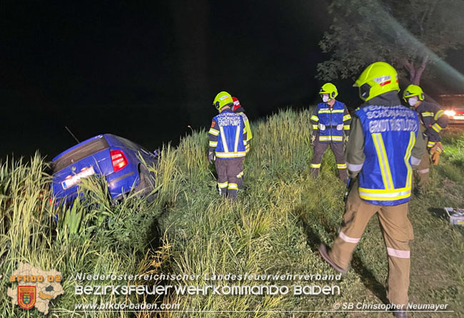 20210511 Pkw verunfallt bei den Schönauer Teichen  Foto: © Christopher Neumayer