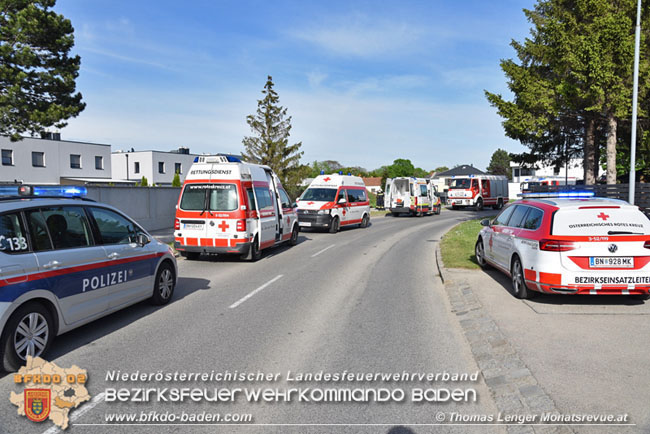 20210514 Verkehrsungfall in Unterwaltersdorf  Foto: © Thomas Lenger Monatsrevue.at 