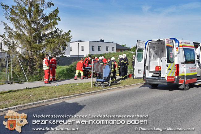 20210514 Verkehrsungfall in Unterwaltersdorf  Foto: © Thomas Lenger Monatsrevue.at 