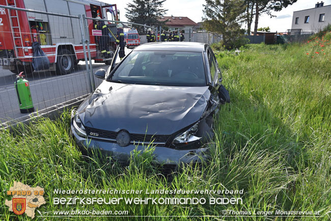 20210514 Verkehrsungfall in Unterwaltersdorf  Foto: © Thomas Lenger Monatsrevue.at 