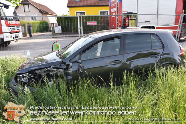 20210514 Verkehrsungfall in Unterwaltersdorf  Foto: © Thomas Lenger Monatsrevue.at 