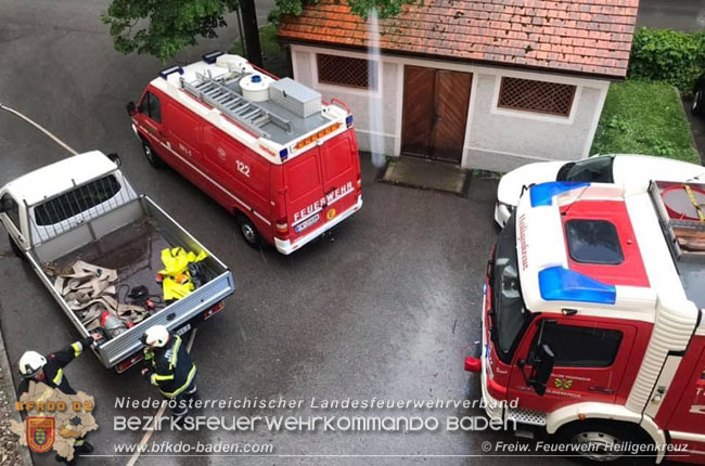 20210605 Einsätze nach Starkregen in Heiligenkreuz Foto: © Freiwillige Feuerwehr Heiligenkreuz 20210605 Einsätze nach Starkregen in Heiligenkreuz Foto: © Freiwillige Feuerwehr Heiligenkreuz