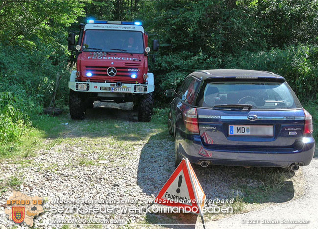 20210619 Feuerwehr unterstützt bei Rettungseinsatz beim Wegerl im Helenental Foto: © Stefan Schneider 20210619 Feuerwehr unterstützt bei Rettungseinsatz beim Wegerl im Helenental Foto: © Stefan Schneider