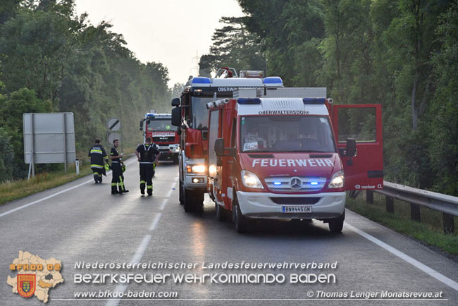 20210624 Mennschenrettung nach Verkehrsunfall auf der B210 Foto: © Thomas Lenger Monatsrevue.at