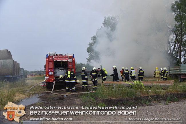 20210630 Brand von Rundstrohballen in Weigelsdorf  Foto: © Thomas Lenger