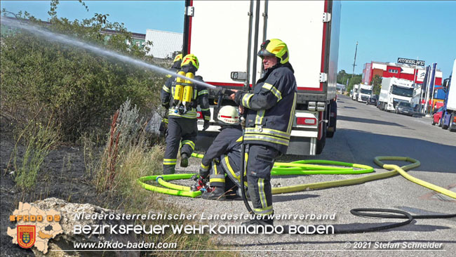 20210710 Flurbrand im IZ Traiskirchen-Tribuswinkel Foto: © Stefan Schneider BFK Baden 20210710 Flurbrand im IZ Traiskirchen-Tribuswinkel Foto: © Stefan Schneider BFK Baden