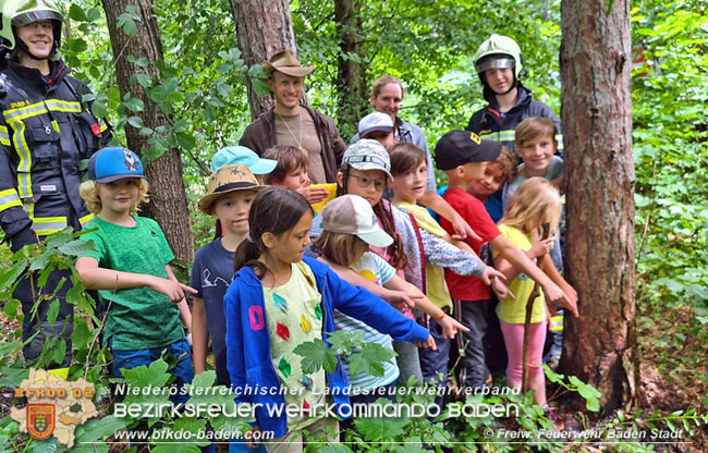 20210714 Kindergruppe Natur Plus verhindert Waldbrand in Baden  Foto: © Freiwillige Feuerwehr Baden-Stadt