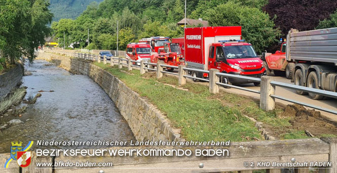 20210721 KHD Einsatz nach Unwetter in Aggsbach Dorf Bezirk Melk Foto: 2. KHD Bereitschaft BADEN 20210721 KHD Einsatz nach Unwetter in Aggsbach Dorf Bezirk Melk Foto: 2. KHD Bereitschaft BADEN