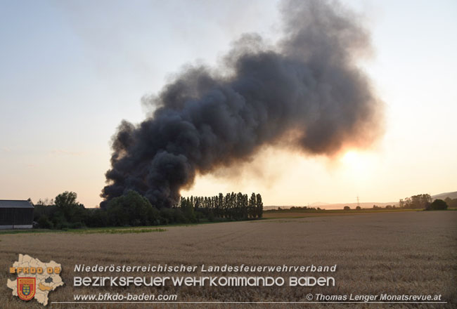 20210723 Feuerwehr-Großeinsatz bei Brand einer Halle in Kottingbrunn Foto: © Thomas Lenger Monatsrevue.at 20210723 Feuerwehr-Großeinsatz bei Brand einer Halle in Kottingbrunn Foto: © Thomas Lenger Monatsrevue.at