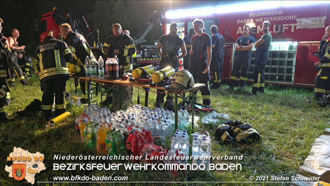 20210723 Feuerwehr-Großeinsatz bei Brand einer Halle in Kottingbrunn Foto: © Stefan Schneider 20210723 Feuerwehr-Großeinsatz bei Brand einer Halle in Kottingbrunn Foto: © Stefan Schneider