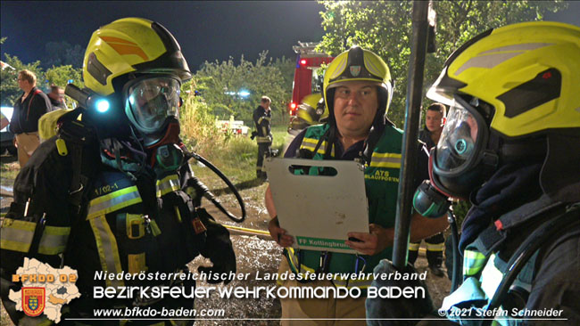 20210723 Feuerwehr-Großeinsatz bei Brand einer Halle in Kottingbrunn Foto: © Stefan Schneider 20210723 Feuerwehr-Großeinsatz bei Brand einer Halle in Kottingbrunn Foto: © Stefan Schneider