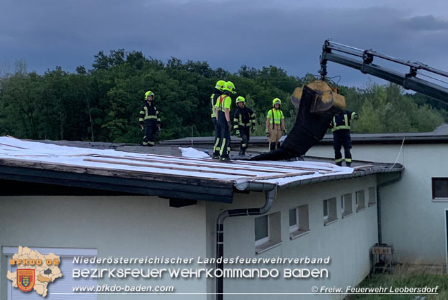20210728 Sturm und Starkregen sorgte auch für Unwettereinsätze  Foto: Freiwillige Feuerwehr Leobersdorf