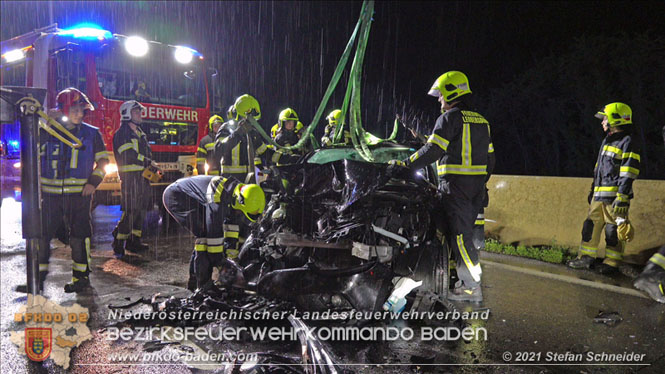 20210804 Geisterfahrerunfall auf der A2 bei Leobersdorf Foto: © Stefan Schneider 20210804 Geisterfahrerunfall auf der A2 bei Leobersdorf Foto: © Stefan Schneider