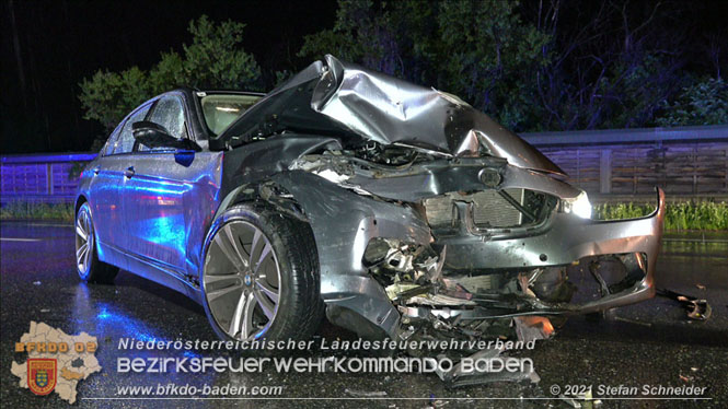 20210804 Geisterfahrerunfall auf der A2 bei Leobersdorf Foto: © Stefan Schneider 20210804 Geisterfahrerunfall auf der A2 bei Leobersdorf Foto: © Stefan Schneider