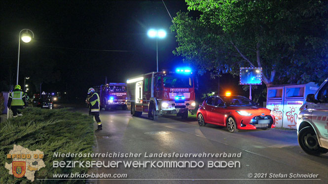 20210809 Verkehrsunfall bei der Ortseinfahrt Tribuswinkel Foto: © Stefan Schneider 20210809 Verkehrsunfall bei der Ortseinfahrt Tribuswinkel Foto: © Stefan Schneider