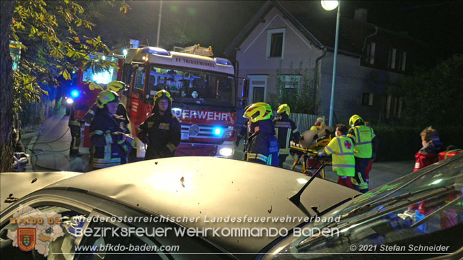 20210809 Verkehrsunfall bei der Ortseinfahrt Tribuswinkel Foto: © Stefan Schneider 20210809 Verkehrsunfall bei der Ortseinfahrt Tribuswinkel Foto: © Stefan Schneider