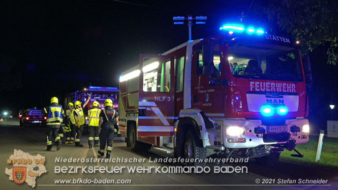 20210809 Verkehrsunfall bei der Ortseinfahrt Tribuswinkel Foto: © Stefan Schneider 20210809 Verkehrsunfall bei der Ortseinfahrt Tribuswinkel Foto: © Stefan Schneider