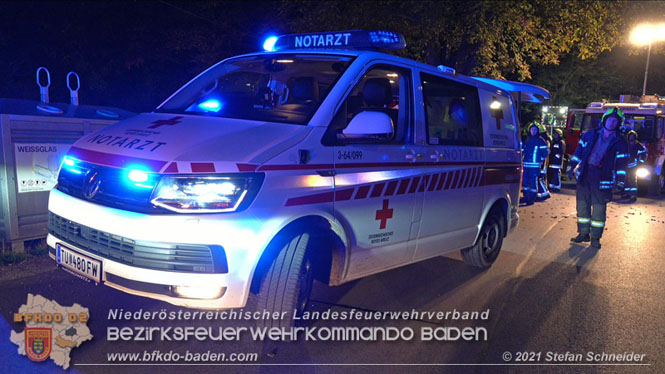 20210809 Verkehrsunfall bei der Ortseinfahrt Tribuswinkel Foto: © Stefan Schneider 20210809 Verkehrsunfall bei der Ortseinfahrt Tribuswinkel Foto: © Stefan Schneider