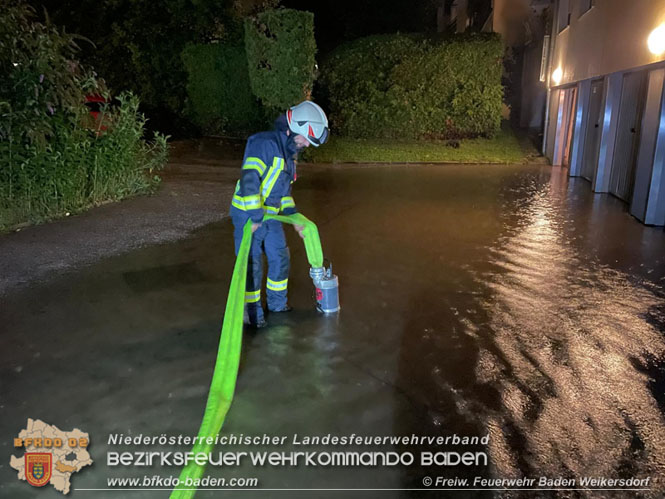 20210816 Gewitterzelle traf gleich zweimal die Stadt Baden Foto: Freiwillige Feuerwehr Baden Weikersdorf 20210816 Gewitterzelle traf gleich zweimal die Stadt Baden Foto: Freiwillige Feuerwehr Baden Weikersdorf