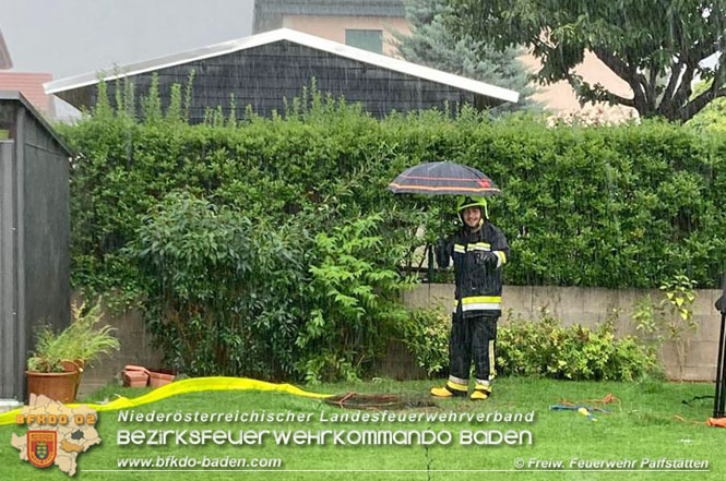 20210816 Gewitterzelle traf gleich zweimal die Ortschaft Pfaffstätten Foto: Freiwillige Feuerwehr Pfaffstätten 20210816 Gewitterzelle traf gleich zweimal die Ortschaft Pfaffstätten Foto: Freiwillige Feuerwehr Pfaffstätten