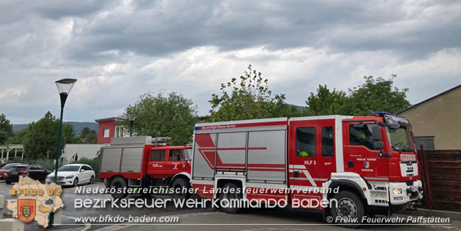20210816 Gewitterzelle traf gleich zweimal die Ortschaft Pfaffstätten Foto: Freiwillige Feuerwehr Pfaffstätten 20210816 Gewitterzelle traf gleich zweimal die Ortschaft Pfaffstätten Foto: Freiwillige Feuerwehr Pfaffstätten