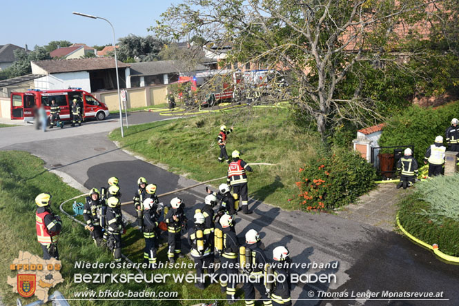 20210905 Wohnhausbrand in Reisenberg  Foto: © Thomas Lenger Monatsrevue.at