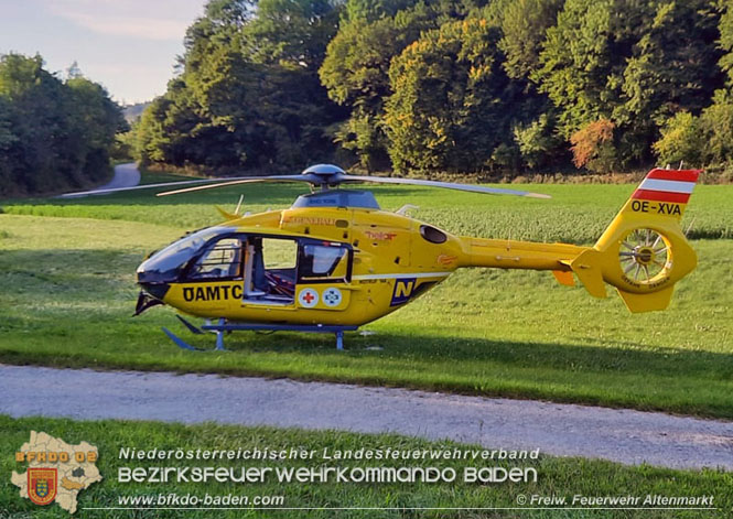 20210910 Schwerer Verkehrsunfall auf der B18 bei Altenmarkt/Thenneberg Foto: © Freiwillige Feuerwehr Altenmarkt/Triesting 20210910 Schwerer Verkehrsunfall auf der B18 bei Altenmarkt/Thenneberg Foto: © Freiwillige Feuerwehr Altenmarkt/Triesting