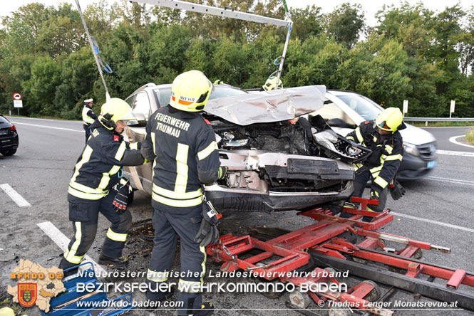 20210914 Verkehrsunfall mit 2 Fahrzeugen im Frühverkehr   Fotos: © Thomas Lenger Monatsrevue