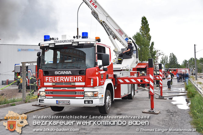 20210921 B4 Großbrand im Gewerbepark Traiskirchen
