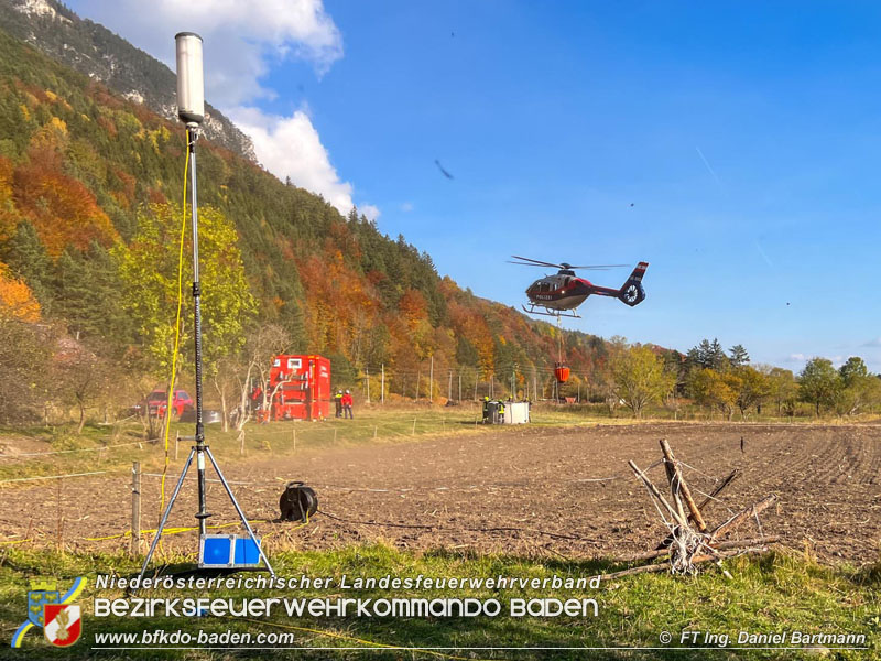 20211027 KHD Einsatz Waldbrand Hirschwang an der Rax Bezirk Neunkirchen Foto: Ing. Daniel Bartmann 20211027 KHD Einsatz Waldbrand Hirschwang an der Rax Bezirk Neunkirchen Foto: Ing. Daniel Bartmann