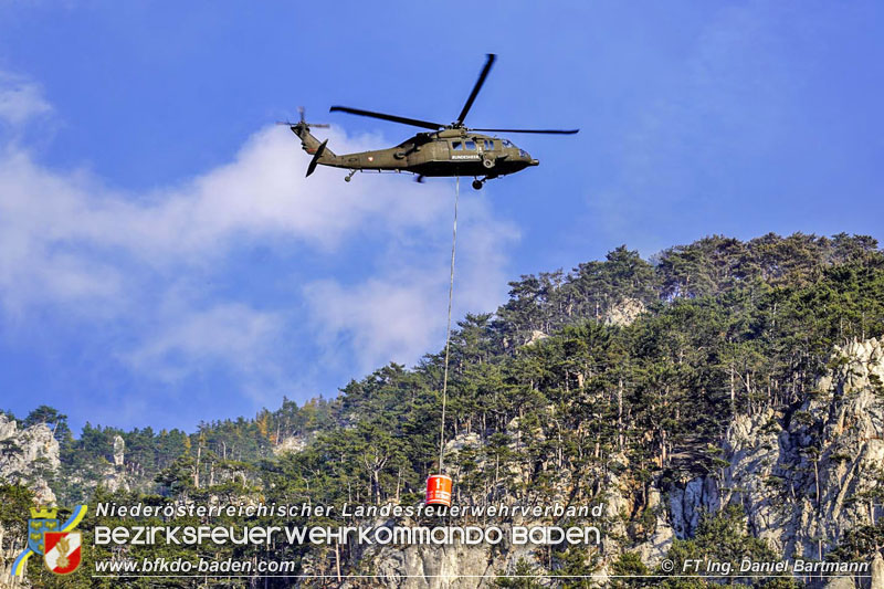20211027 KHD Einsatz Waldbrand Hirschwang an der Rax Bezirk Neunkirchen Foto: Ing. Daniel Bartmann 20211027 KHD Einsatz Waldbrand Hirschwang an der Rax Bezirk Neunkirchen Foto: Ing. Daniel Bartmann