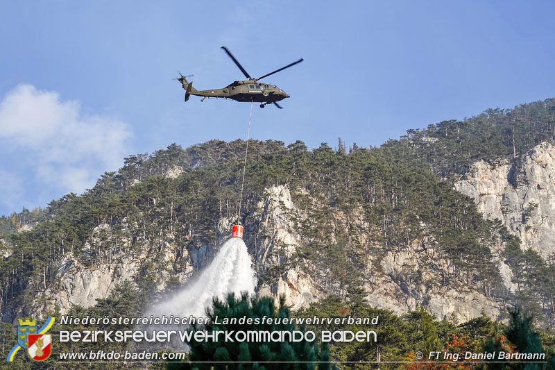 20211027 KHD Einsatz Waldbrand Hirschwang an der Rax Bezirk Neunkirchen Foto: Ing. Daniel Bartmann 20211027 KHD Einsatz Waldbrand Hirschwang an der Rax Bezirk Neunkirchen Foto: Ing. Daniel Bartmann