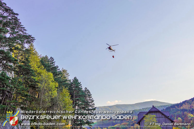 20211027 KHD Einsatz Waldbrand Hirschwang an der Rax Bezirk Neunkirchen Foto: Ing. Daniel Bartmann 20211027 KHD Einsatz Waldbrand Hirschwang an der Rax Bezirk Neunkirchen Foto: Ing. Daniel Bartmann