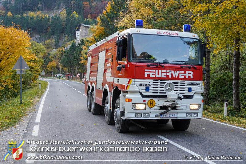20211027 KHD Einsatz Waldbrand Hirschwang an der Rax Bezirk Neunkirchen Foto: Ing. Daniel Bartmann 20211027 KHD Einsatz Waldbrand Hirschwang an der Rax Bezirk Neunkirchen Foto: Ing. Daniel Bartmann