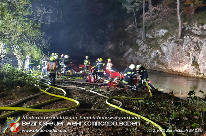 20211027 KHD Einsatz Waldbrand Hirschwang an der Rax Bezirk Neunkirchen Foto: Alexander Wolf 20211027 KHD Einsatz Waldbrand Hirschwang an der Rax Bezirk Neunkirchen Foto: Alexander Wolf