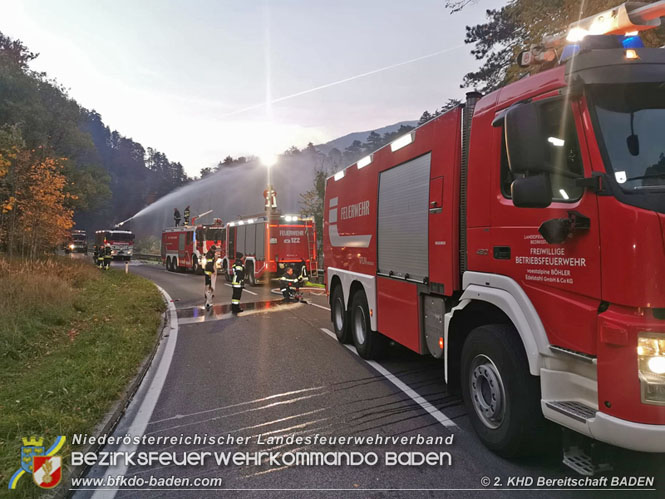 20211027 KHD Einsatz Waldbrand Hirschwang an der Rax Bezirk Neunkirchen Foto: FF Mitterndorf 20211027 KHD Einsatz Waldbrand Hirschwang an der Rax Bezirk Neunkirchen Foto: FF Mitterndorf