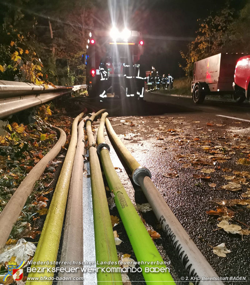 20211028 KHD Einsatz Waldbrand Hirschwang an der Rax Bezirk Neunkirchen  Foto: Alexander Richter