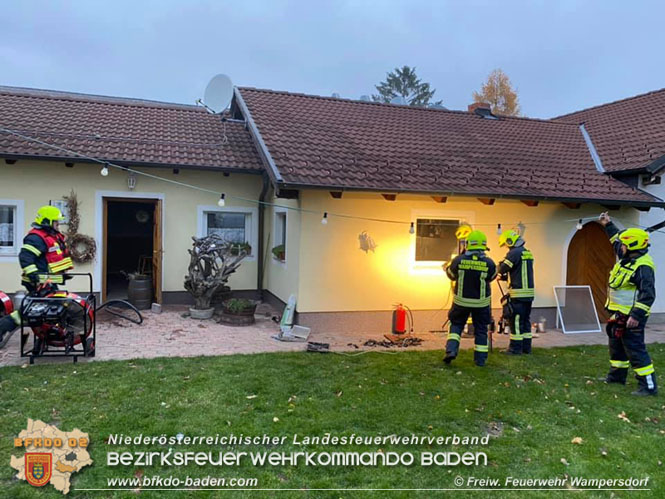Unterstützung bei Küchenbrand in Wimpassing an der Leitha Burgenland Foto: © Freiwillige Feuerwehr Wampersdorf Unterstützung bei Küchenbrand in Wimpassing an der Leitha Burgenland Foto: © Freiwillige Feuerwehr Wampersdorf