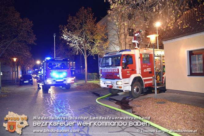 20211116 Wohnungsbrand in Mehrparteinenhaus in Pottendorf  Foto: © Thomas Lenger Monatsreveue.at 