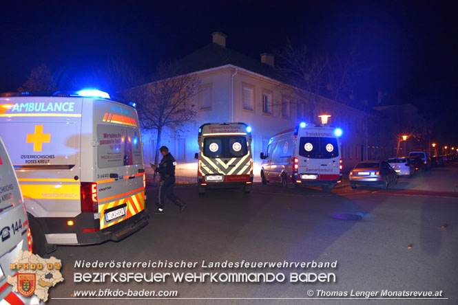 20211116 Wohnungsbrand in Mehrparteinenhaus in Pottendorf  Foto: © Thomas Lenger Monatsreveue.at 