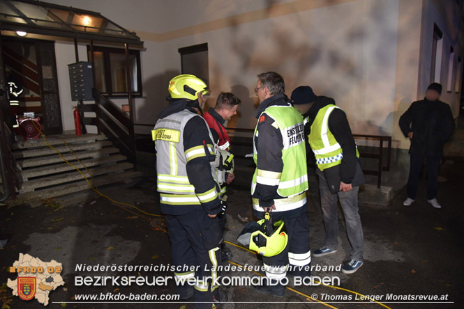 20211116 Wohnungsbrand in Mehrparteinenhaus in Pottendorf  Foto: © Thomas Lenger Monatsreveue.at 