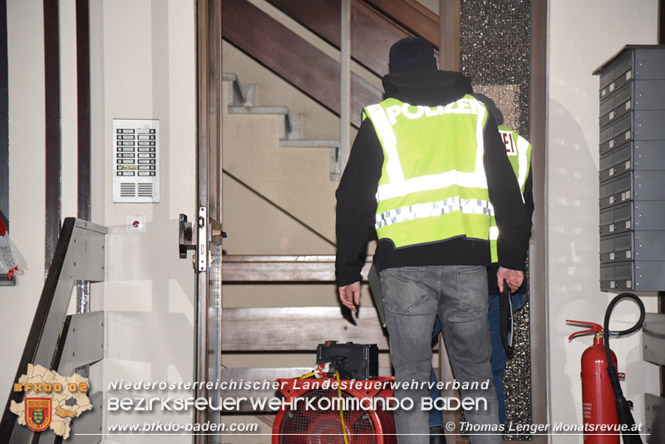 20211116 Wohnungsbrand in Mehrparteinenhaus in Pottendorf  Foto: © Thomas Lenger Monatsreveue.at 
